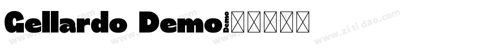 Gellardo Demo字体转换